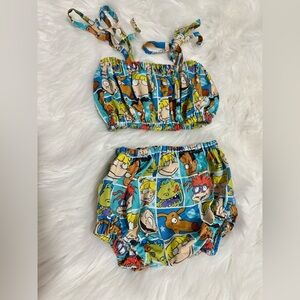 Two Piece Rugrats Handmade Outfit